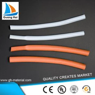 Tuyau en caoutchouc de silicone thermorétractable